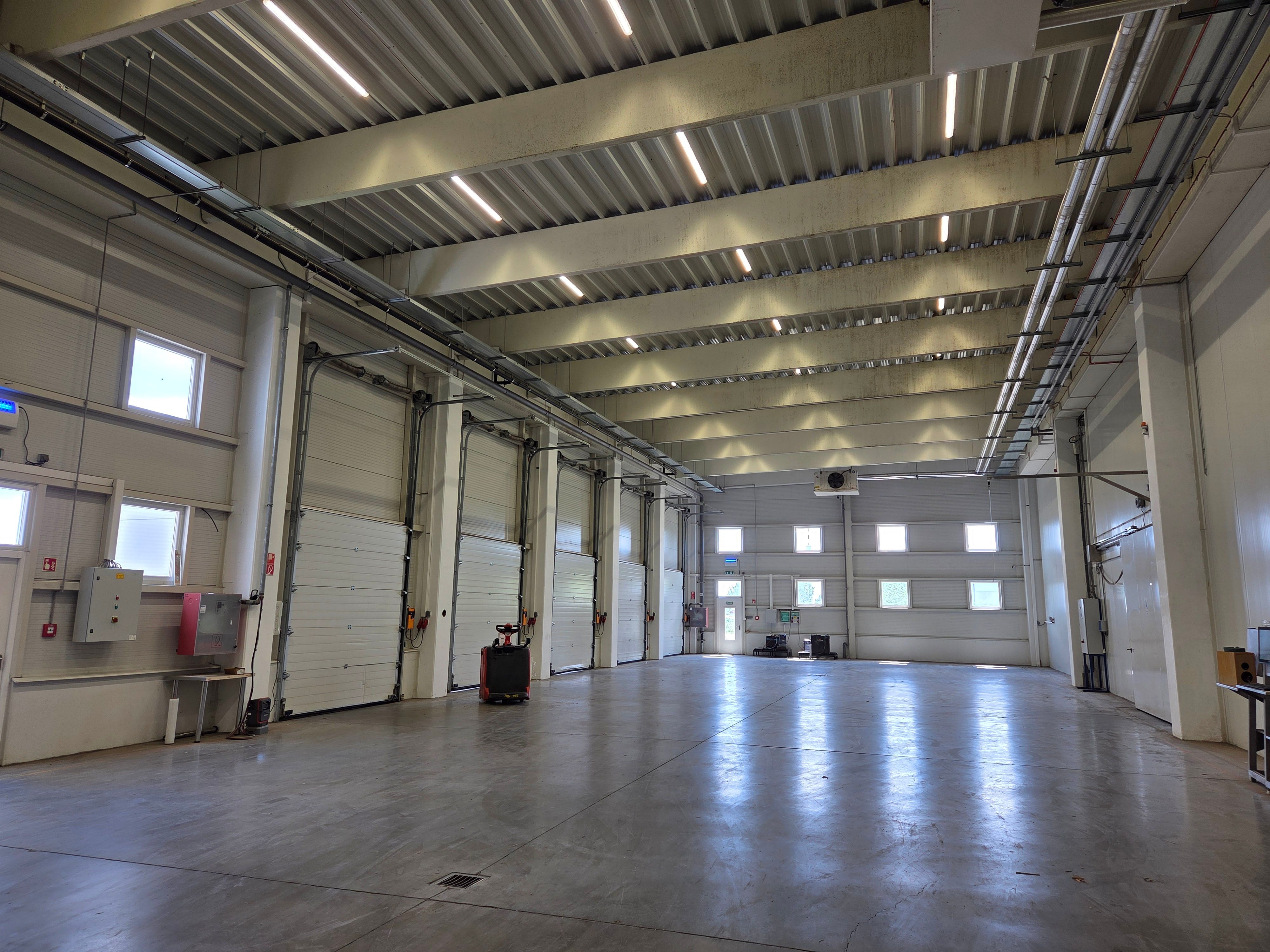 Goods receiving and handling area at the Ice-Store cold store